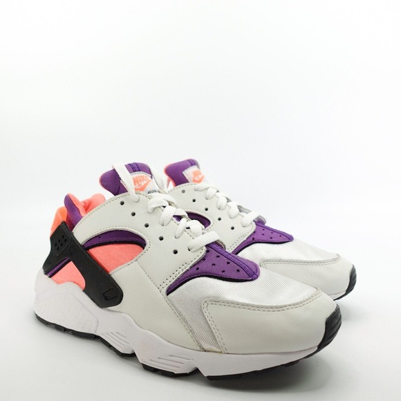 Nike Air Huarache Bright Mango Purple White Sneakers Mens Size 9 DD1068-101 main image 4